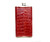  Tall Custom Dark Burgundy RED Alligator Belly Skin 6 Oz. Stainless Hip FLASK - NEW! 