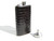  Dark ESPRESSO Brown  Tall Custom Alligator Belly Skin 6 Oz. Stainless Hip FLASK - NEW! 