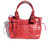  XL RED Hornback Crocodile Skin Tote SHOULDER BAG - NINA RAYE 