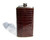 Warm Brown Tall Custom Crocodile Belly Skin 6 Oz. Stainless Hip FLASK - NEW!   Warm Brown Tall Custom Crocodile Belly Skin 6 Oz. Stainless Hip FLASK - NEW!