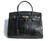 XL 13 x 10 BLACK Early 2000's Alligator Belly Skin KELLY Bag SATCHEL Bag - Hermes Style!   XL 13 x 10 BLACK Early 2000's Alligator Belly Skin KELLY Bag SATCHEL Bag - Hermes Style!