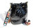 1990's Black ALLIGATOR Skin SATCHEL CROSS-BODY Shoulder BUCKET Bag - Fendi Style Strap w/Matching Leather Cuff! 