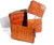 Lovely SET - Unisex Cognac Alligator Skin Playing Card Case, Wallet &  Stamp Holder   Lovely SET - Unisex Cognac Alligator Skin Playing Card Case, Wallet &  Stamp Holder