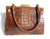 Petite KLEINSTUBER 1940's Dark Cognac Hornback Alligator Skin Handbag - Paws!   Petite KLEINSTUBER 1940's Dark Cognac Hornback Alligator Skin Handbag - Paws!