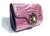  Jeweled LILAC Purple 1990's-2000's Petite CROCODILE Skin Clutch Bag 