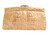  1980's Caramel CROCODILE Belly Skin Handbag Clutch 
