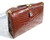  Lovely Chocolate BROWN 1960's LUCILLE de PARIS Alligator Handbag 