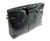  Classic XL WALTER KATTEN Black 1980's Lizard Skin CLUTCH Shoulder Bag 