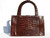  Structured KORET 1950's-60's Chocolate Alligator Belly Handbag 