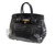 XL 15 x 9 Timeless BIRKIN Style BLACK Early 2010's Alligator Belly Skin SATCHEL Bag - Hermes Style!   XL 15 x 9 Timeless BIRKIN Style BLACK Early 2010's Alligator Belly Skin SATCHEL Bag - Hermes Style!