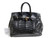 XL 15 x 9 Timeless BIRKIN Style BLACK Early 2010's Alligator Belly Skin SATCHEL Bag - Hermes Style!   XL 15 x 9 Timeless BIRKIN Style BLACK Early 2010's Alligator Belly Skin SATCHEL Bag - Hermes Style!