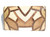  Tan, Brown & Cream 1980's Patchwork Snake Skin Clutch Shoulder Bag - VARON 