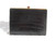 1990's Black CROCODILE Porosus Belly Skin Wallet & Change Purse   1990's Black CROCODILE Porosus Belly Skin Wallet & Change Purse