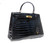  Timeless Black CROCODILE Belly Skin KELLY Bag BRIEF - HERMES Style! 