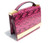 Early 2000s MAGENTA PINK Snake Skin Handbag Shoulder Bag - Brian Atwood   Early 2000s MAGENTA PINK Snake Skin Handbag Shoulder Bag - Brian Atwood