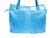  XXL BLUE Hornback Crocodile Skin Tote SHOULDER BAG Satchel - RIVER 