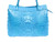  XXL BLUE Hornback Crocodile Skin Tote SHOULDER BAG Satchel - RIVER 