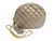  Taupe Gray Tan Chanel-Style 1990's Quilted Snake Skin Shoulder Cross Body Bag 