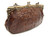 Small Late 1890's Hornback ALLIGATOR Skin Handbag   Small Late 1890's Hornback ALLIGATOR Skin Handbag