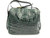  Early 2000's  DEEP GREEN Crocodile Belly Skin Shoulder Bag - Mauro Governa 