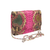  Gorgeous Chanel-Style Early 2000's Pink, Green & Tan PYTHON Skin Shoulder Cross Body Bag 