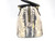  Early 2010's Gorgeous Cream, Black & GOLD Metallic PYTHON Snake Skin Speedy Bag Handbag 