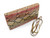  ANDREA PFISTER Pastel Python 1980's-90's Snake Skin Python Clutch Shoulder 