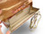  ANDREA PFISTER Pastel Python 1980's-90's Snake Skin Python Clutch Shoulder 