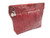  Lovely 1950's Pleated RED Lizard Skin CLUTCH Bag 