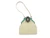 Mini! Art Deco JACOMO Lovely 1960's Jeweled Soft White LIZARD Skin Evening Bag