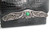 Jet Black 1960's -70's CROCODILE Skin Shoulder Evening Bag - LA JEUNESSE