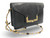 Jet Black 1970's LIZARD Skin Shoulder Bag - Unsigned LA JEUNESSE