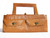  Unique TAN 1960's GENUINE OSTRICH SKIN Handbag - KORO 