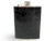  Jet Black Custom Alligator Belly Skin 8 Oz. Stainless Hip FLASK Set - NEW! 