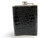 Custom Jet Black Alligator Belly Skin 8 Oz. Stainless Hip FLASK Set - NEW! 