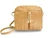 ALFRED ROTH 1990's Caramel Tan CROCODILE Belly Skin Crossbody  Shoulder Bag