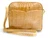 ALFRED ROTH 1990's Caramel Tan CROCODILE Belly Skin Crossbody  Shoulder Bag