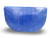 Gorgeous COBALT BLUE 1980's-90's Sea Snake Skin Clutch Shoulder Bag