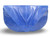 Gorgeous COBALT BLUE 1980's-90's Sea Snake Skin Clutch Shoulder Bag