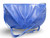 Gorgeous COBALT BLUE 1980's-90's Sea Snake Skin Clutch Shoulder Bag