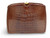 Timeless Chocolate Brown 1950's-60's LUCILLE de PARIS Alligator Belly Skin Handbag
