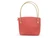 Late 1990's Salmon Pink BUFFALO Skin Handbag - LORENZI