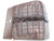 Stunning 1990's-2000's Brown Hornback CROCODILE Tail Skin CLUTCH Wallet