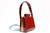  Red 1940's-50's Deco Style Alligator Skin Shoulder Bag Handbag - MADELINE PAGS 