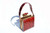  Red 1940's-50's Deco Style Alligator Skin Shoulder Bag Handbag - MADELINE PAGS 