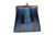  1970's-80's NAVY BLUE Hornback CROCODILE Skin & Leather Shoulder Cross Body Bag - ITALY 