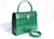  Stunning EMERALD GREEN Alligator Belly Skin Handbag SHOULDER Bag 