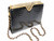  Rare 1950's-60's LUCILLE de PARIS Black BEADED Alligator Evening Bag 