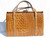  Butterscotch 1950's-60's CROCODILE Skin "Kelly" Handbag 