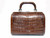  AMPLE 1990's CROCODILE Skin SATCHEL Doctor Bag - w/Strap! 